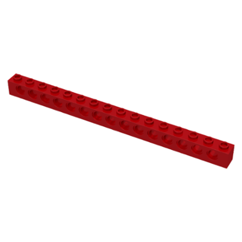 Technic, Steen 1x16 Red